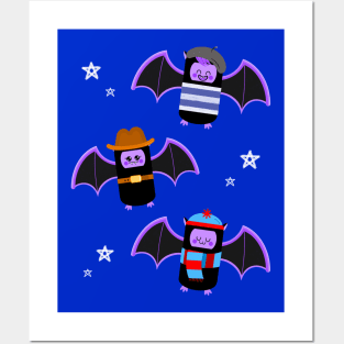 Bats In Hats Posters and Art